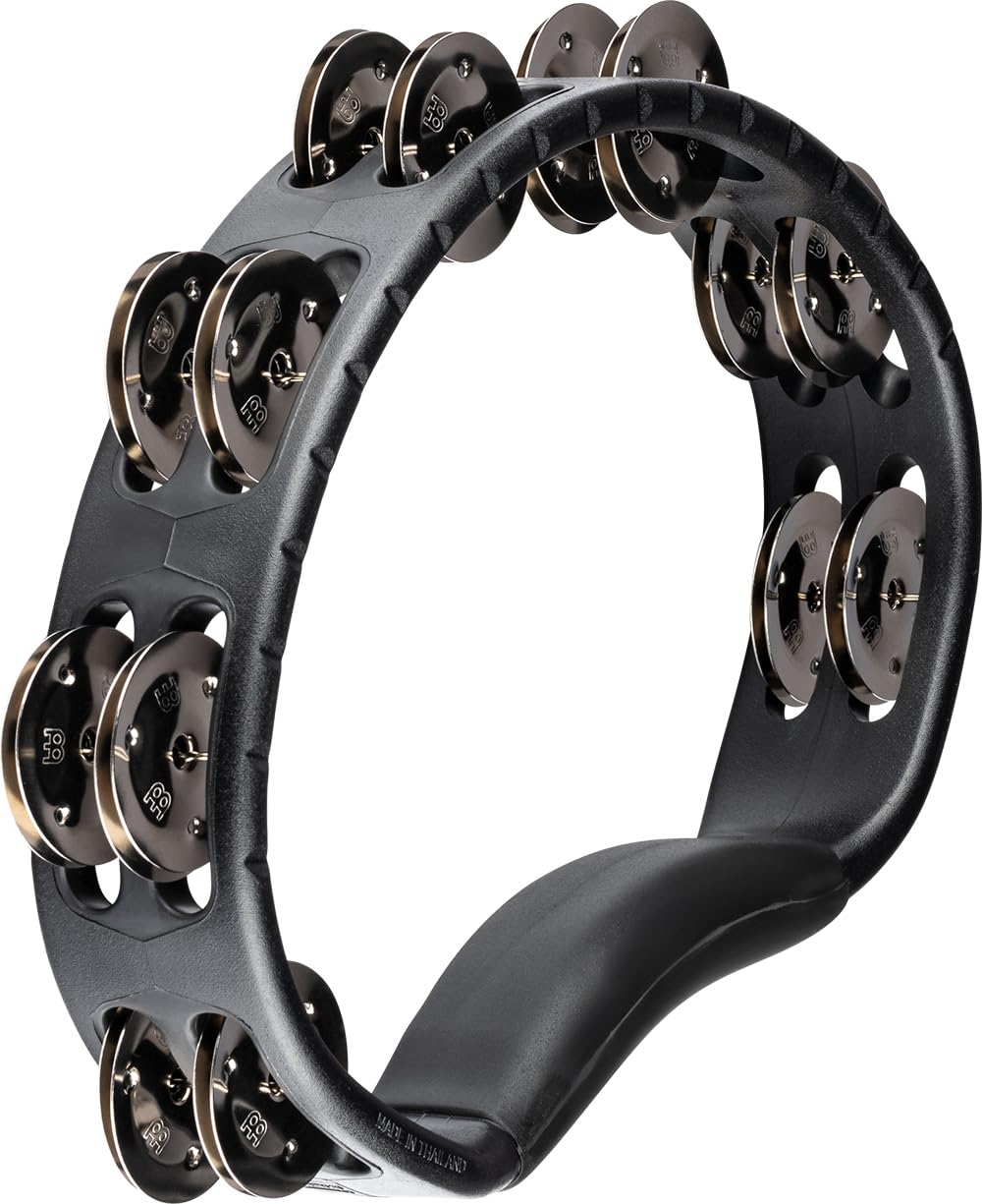 Meinl Hand Tambourine HTMT1BK, Steel Jingles - Tamburyn