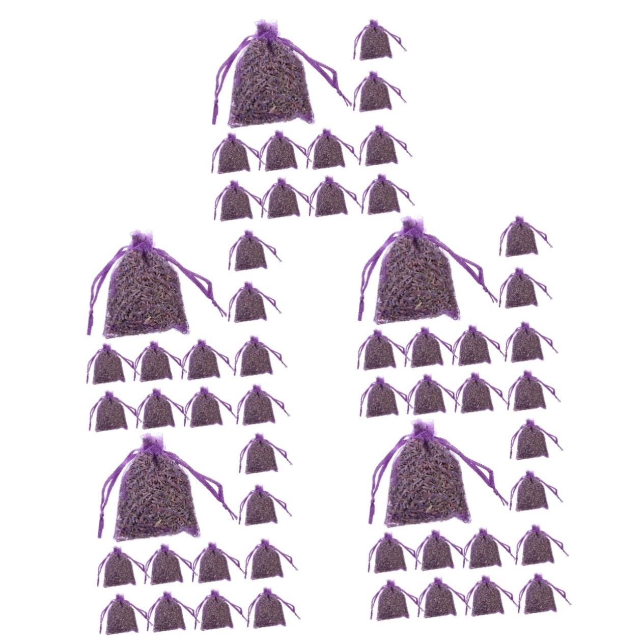 Zerodeko 5 Sätze Lavendelsäckchen Duftsäckchen Für Den Kleiderschrank Beutel Für Lavendel Leer Duftend Lavendelbeutel Duftsäckchen Set Beutel Mit Blumensäckchen Beutel Beutel 12 Stück * 5