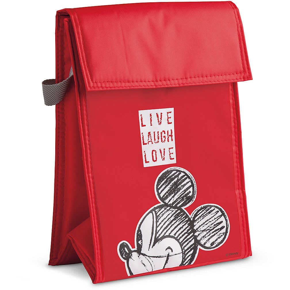 Egan Thermal Bag Mickey Live Laugh Love Red Multicoloured Small