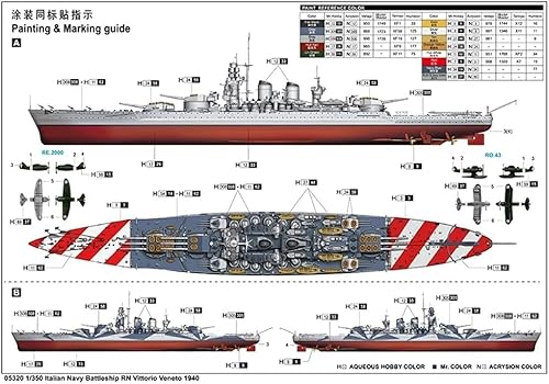 Trumpeter 1/350 Italian Navy RN Vittorio Veneto