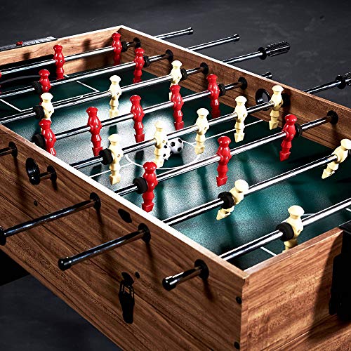 Lancaster 3 in 1 Pool Billiard Slide Hockey Foosball Combo Arcade Table (2 Pack)