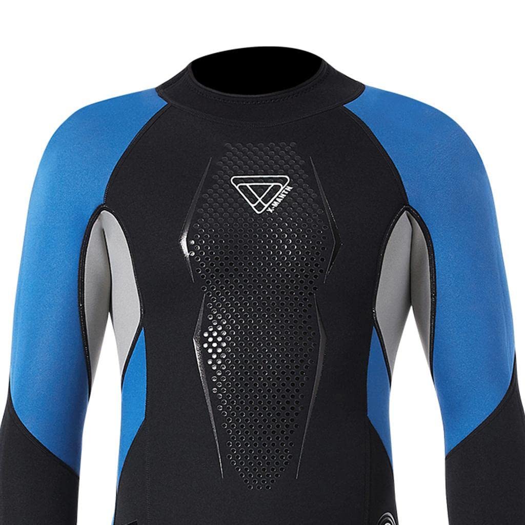 LICHTS 3mm Diving Wetsuit One-Piece Diving Suit Jumpsuit Rash Guard for Men XL-picture-50