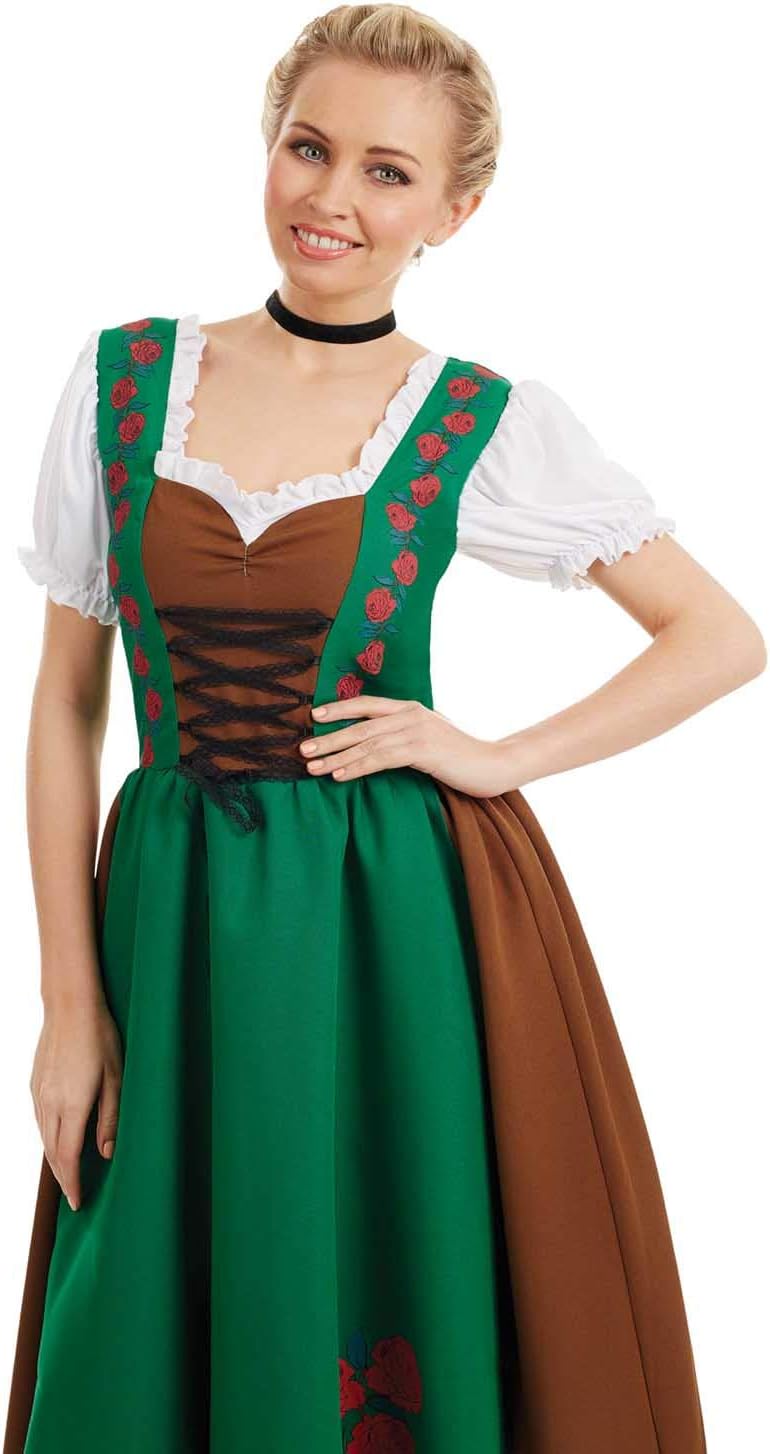 Fun Shack Oktoberfest Costumes Women, Dirndl Oktoberfest Outfits Women, October Festival Costume for Women, Lederhosen Women