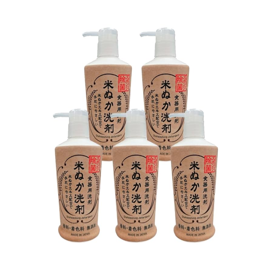 Amazon.co.jp: ロケット石鹸 米ぬか洗剤 食器用 洗剤 本体 230ML