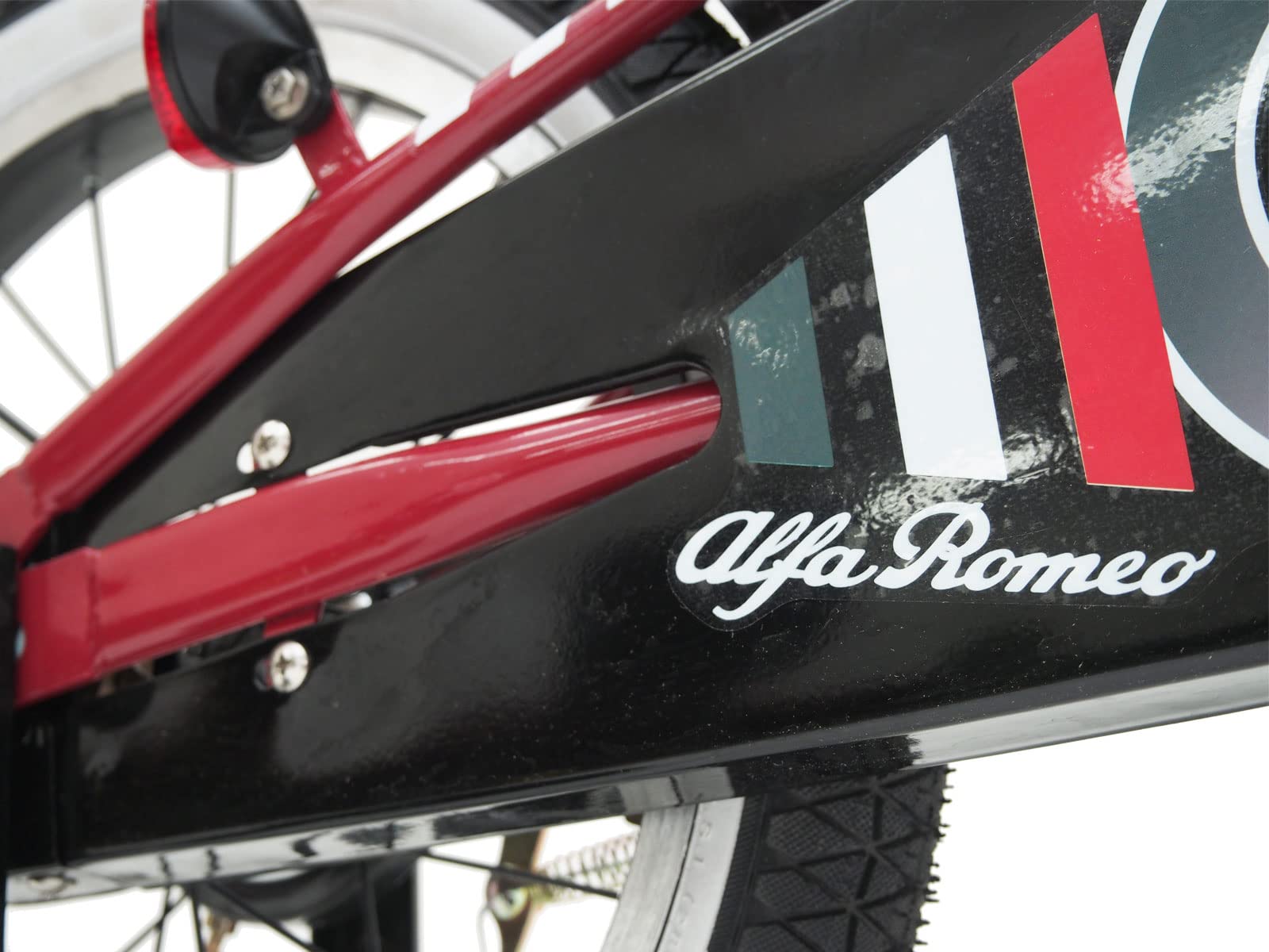直接引取り限定　アルファロメオ　子供用自転車 16インチ　補助輪あり 楽天市場】Alfa Romeo アルファロメオトリコロールデザイン 16