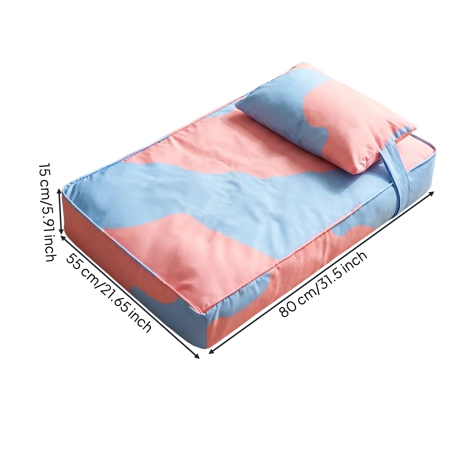 Cama con Almohada Suave Cojín , Grande 80 × 55 × 15 Cm , color to 2