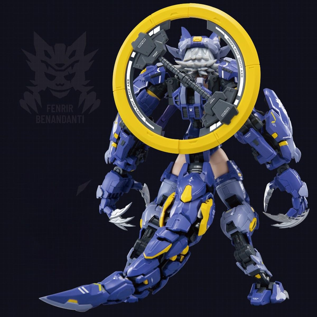 HIPLAY Eastern Model FENRIR Mecha Girl Wolf Girl Model Kit 1/12 Skali