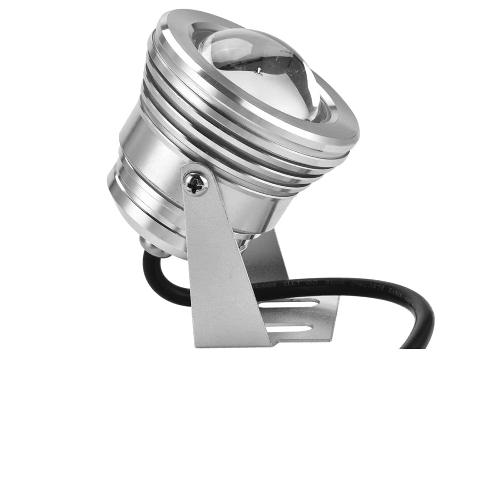 Tissting Faretti Subacquei LED RGB, Faretto Impermeabile 12V con Telecomando per Acquario, Laghetto, Piscina, Fontana in Alluminio Aerospaziale, Luce Regolabile 120° per Giardino, Cortile