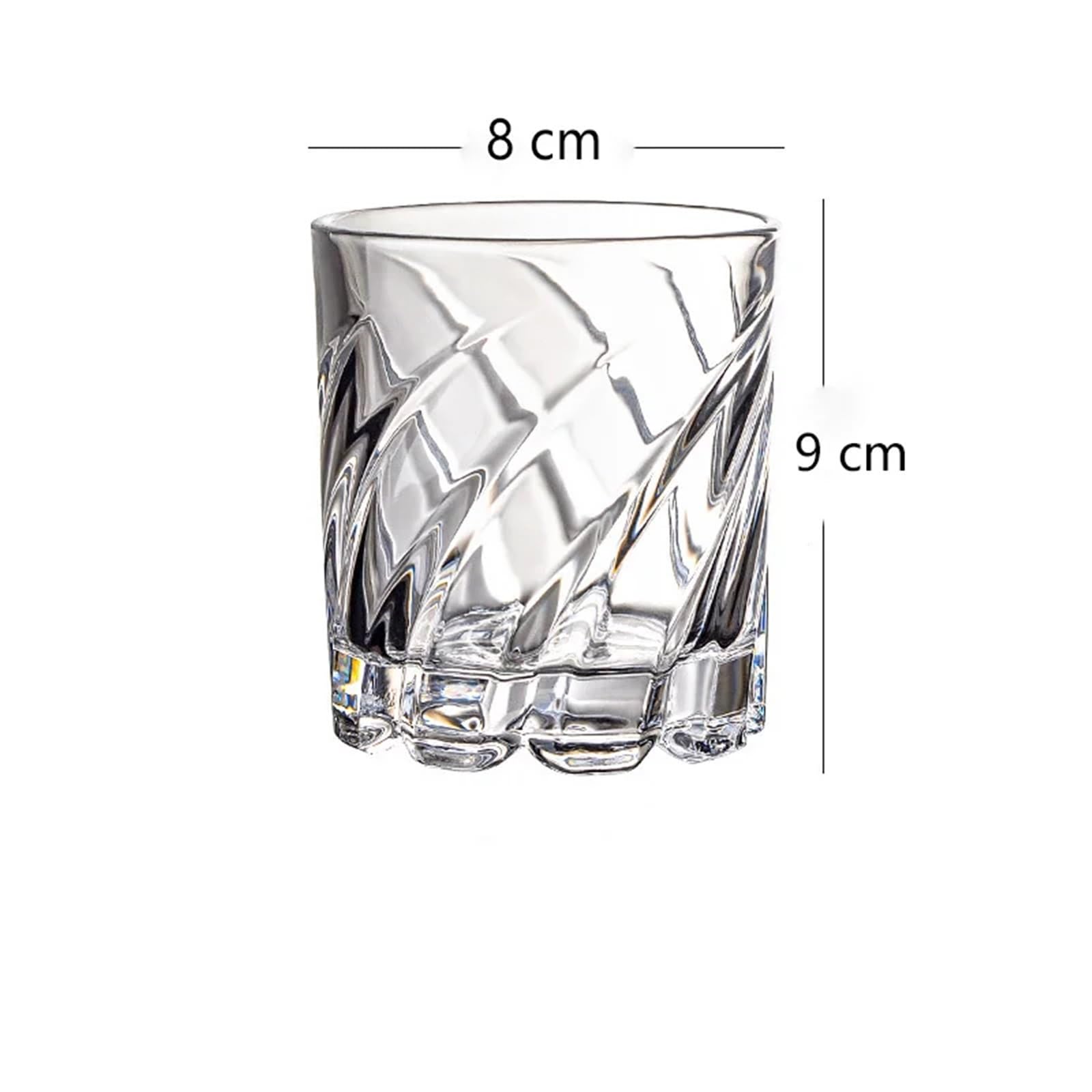 Kristallgläser Rundes Trinkgeschirr aus Glas, transparent, Gletscher-Cocktails, Trinkglas, Becher, Trinkbecher, Saft, Milch, Cocktail-Trinkgläser