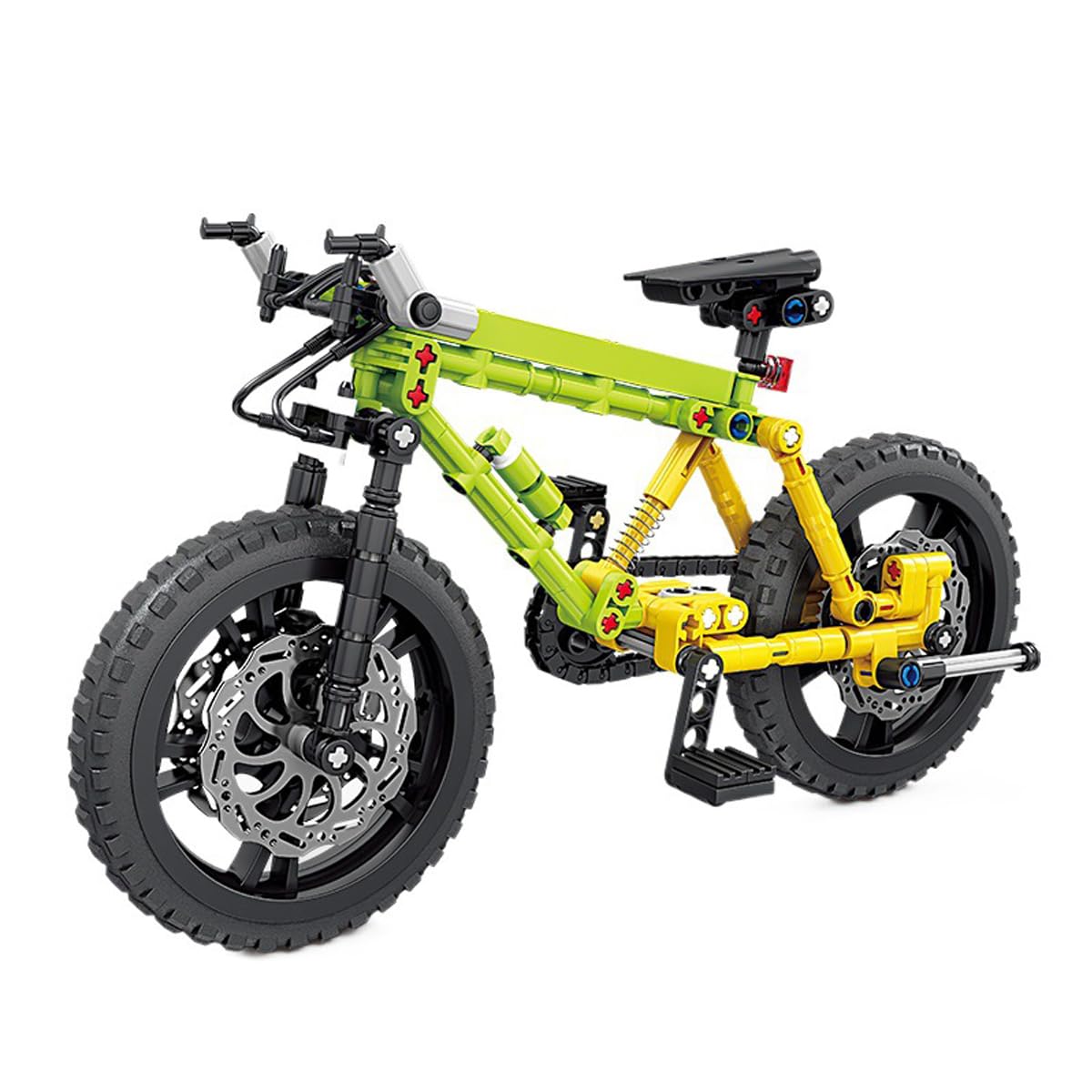 Auspcers Technology Bicycle Building Blocks Model, 220 PCS Mountain Bike Building Bricks Set, MOC Superbicycle Building Model, Construction Toy Bike Compatible with Technic