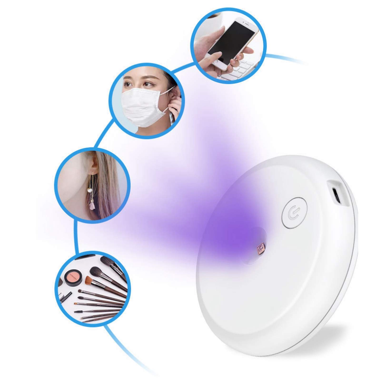 UVC LED Toilet Lamp Portable USB With ABS Shell and LED Lamp Chips Automatic Induction UV Light for Toilet Lid Bathroom Accessory UVC LED Toilet Lamp Portable USB With ABS Shell and LED Lamp Chips Automatic Induction UV Light for Toilet Lid Bathroom Accessory