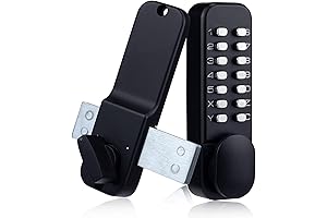 Stainless Steel 100% Mechanical Keyless Entry Door Lock with Keypads Door Knob