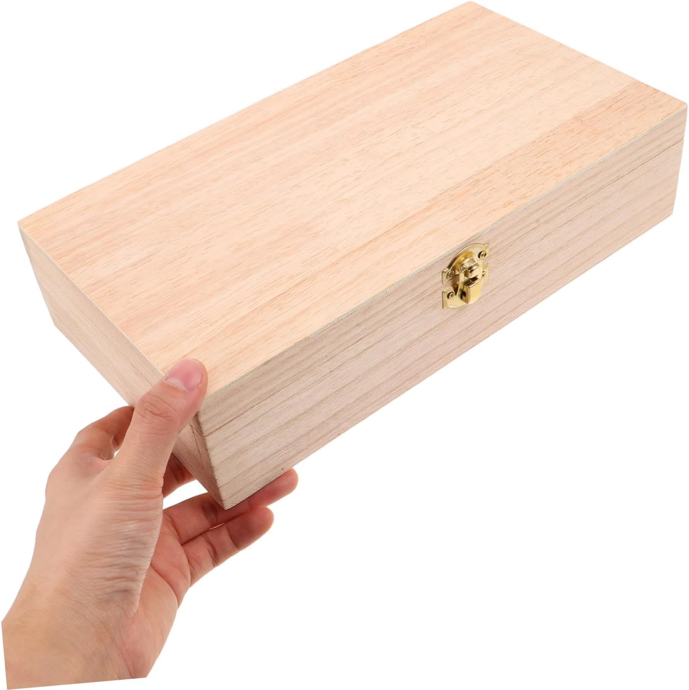SEWACC Hydrometer Storage Box Wooden Case with Foam Insert Protective Organizer for Alcoholmeter and Beer Wine Brewing Test Equipment