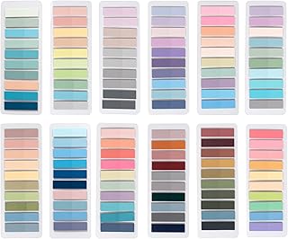 Sticky Tabs,2400 Pcs Sticky Notes Book Tabs, Morandi Index Tabs for Annotating Books, Writable Sticky Notes Tabs Annotation Tabs for Page Markers,School Office Supplies (morandi-2400)