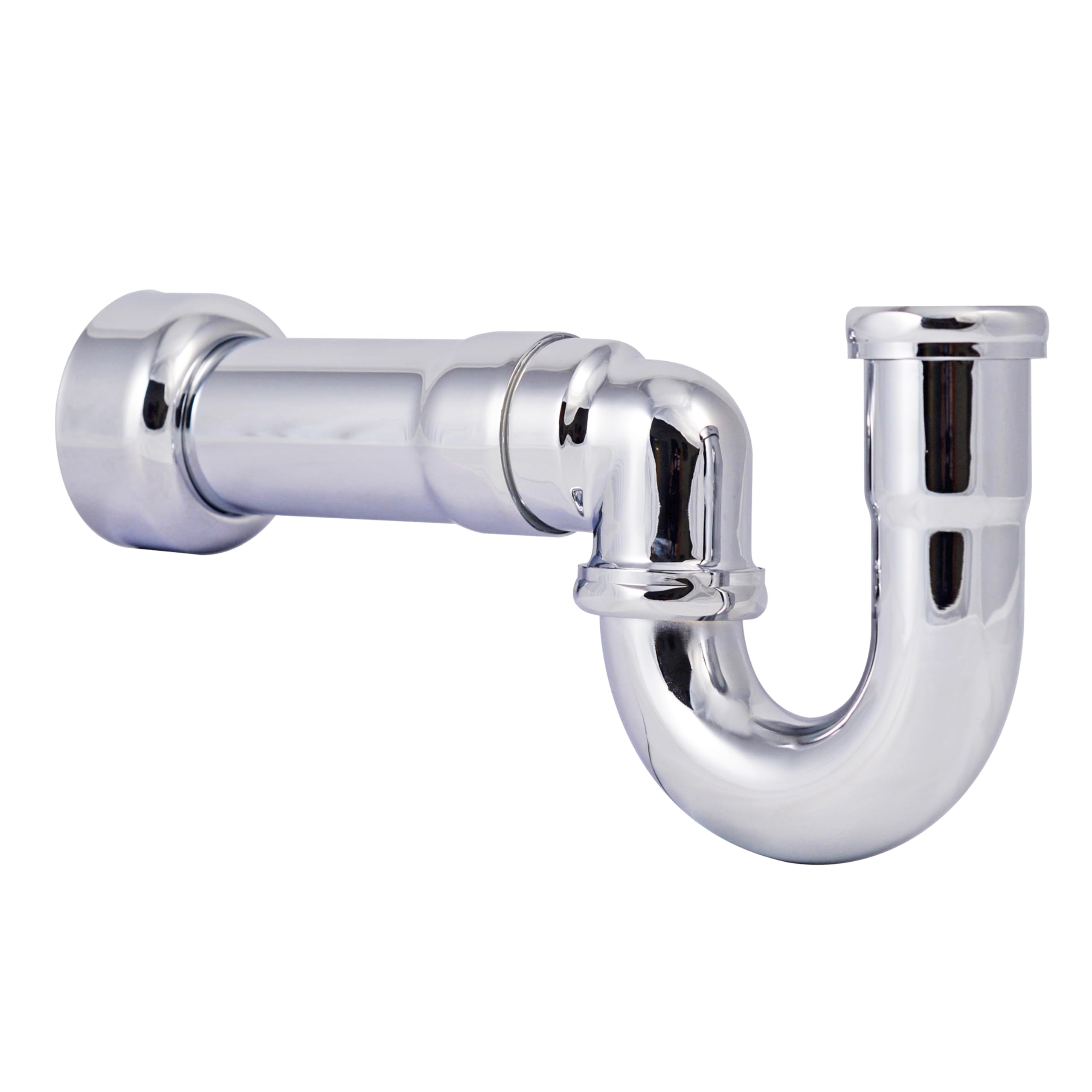 Siphon en P Westbrass D402NE-1-26 style Nouvelle-Angleterre, finition haut de gamme laiton