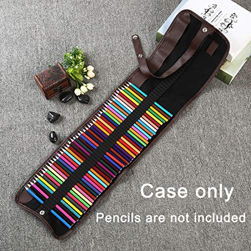 Estuche enrollable para lápices de colores de lona miniatura 2
