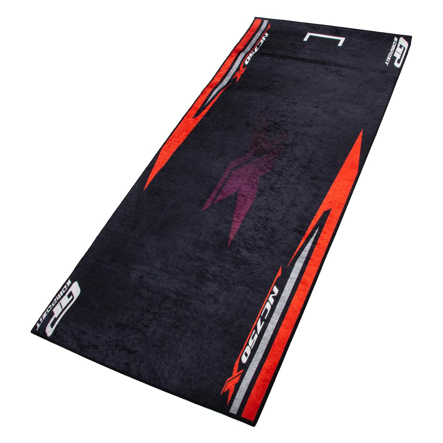 GP Kompozit Tapis de moto universel noir rouge compatible avec NC750X