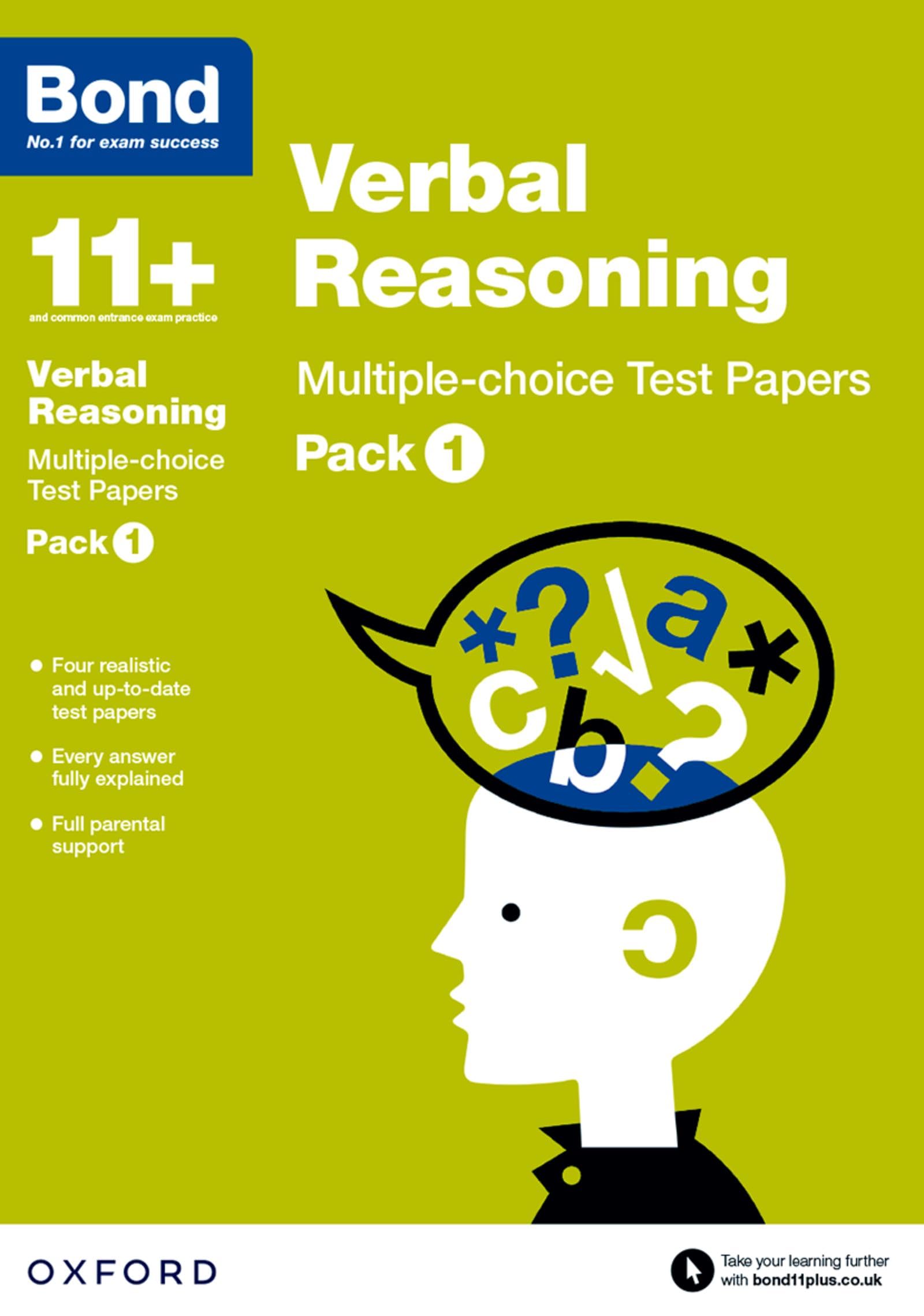 Bond 11+: Verbal Reasoning: Multiple-choice Test Papers (for GL Assessment &