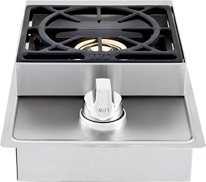 Lion Premium Grills L5631 Natural Gas Single Side Burner, 20-1/2 by 12-1/2-Inch