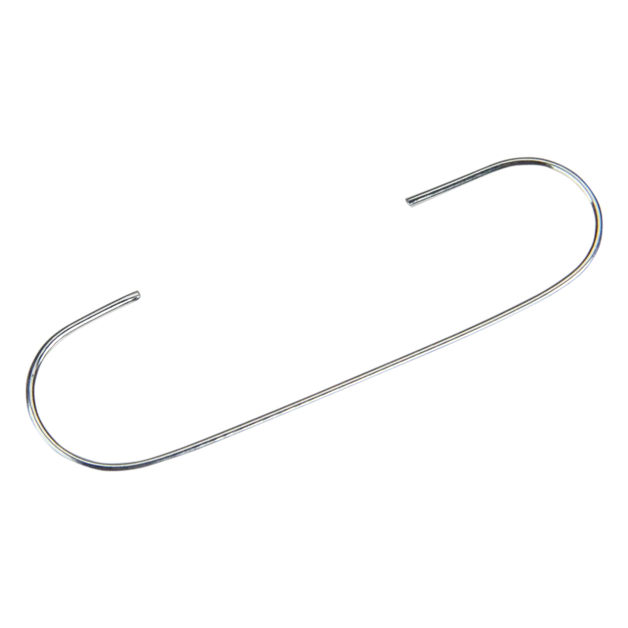 Club Pack of 100 Silver Christmas Ornament Hooks 1.5