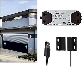 Garage Door Switch Smart Garage Door Opener Remote Controller Door Sensor WiFi Switch Work Home SmartLife/Tuya APP 2 Sets