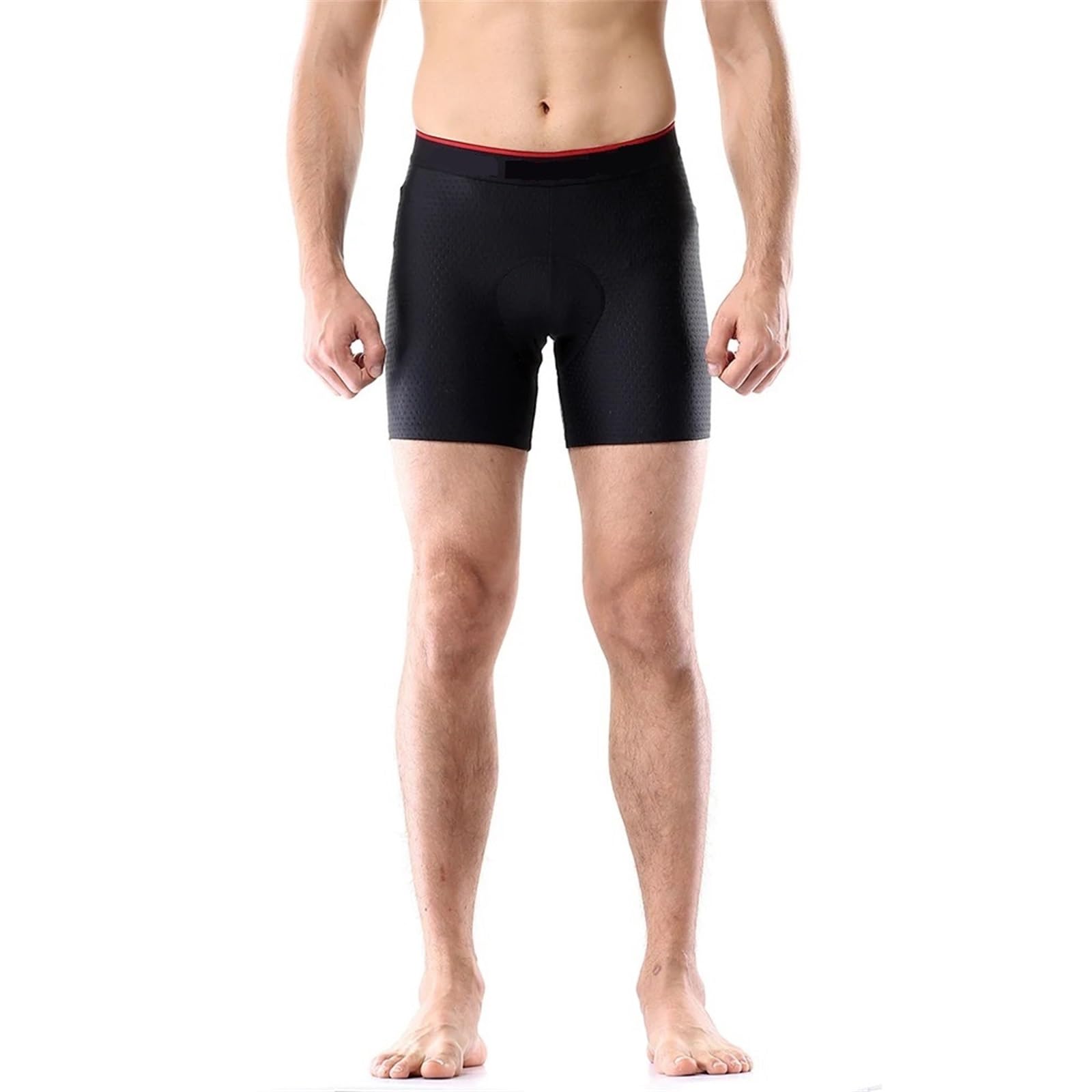 Fahrradhose Männer Radfahren Fahrrad Unterwäsche Herren Shorts Strumpfhosen Biker Bike Gym Unterhose mit Polsterung Pads Männlichen Mountain Ride(Wine Red,XL)