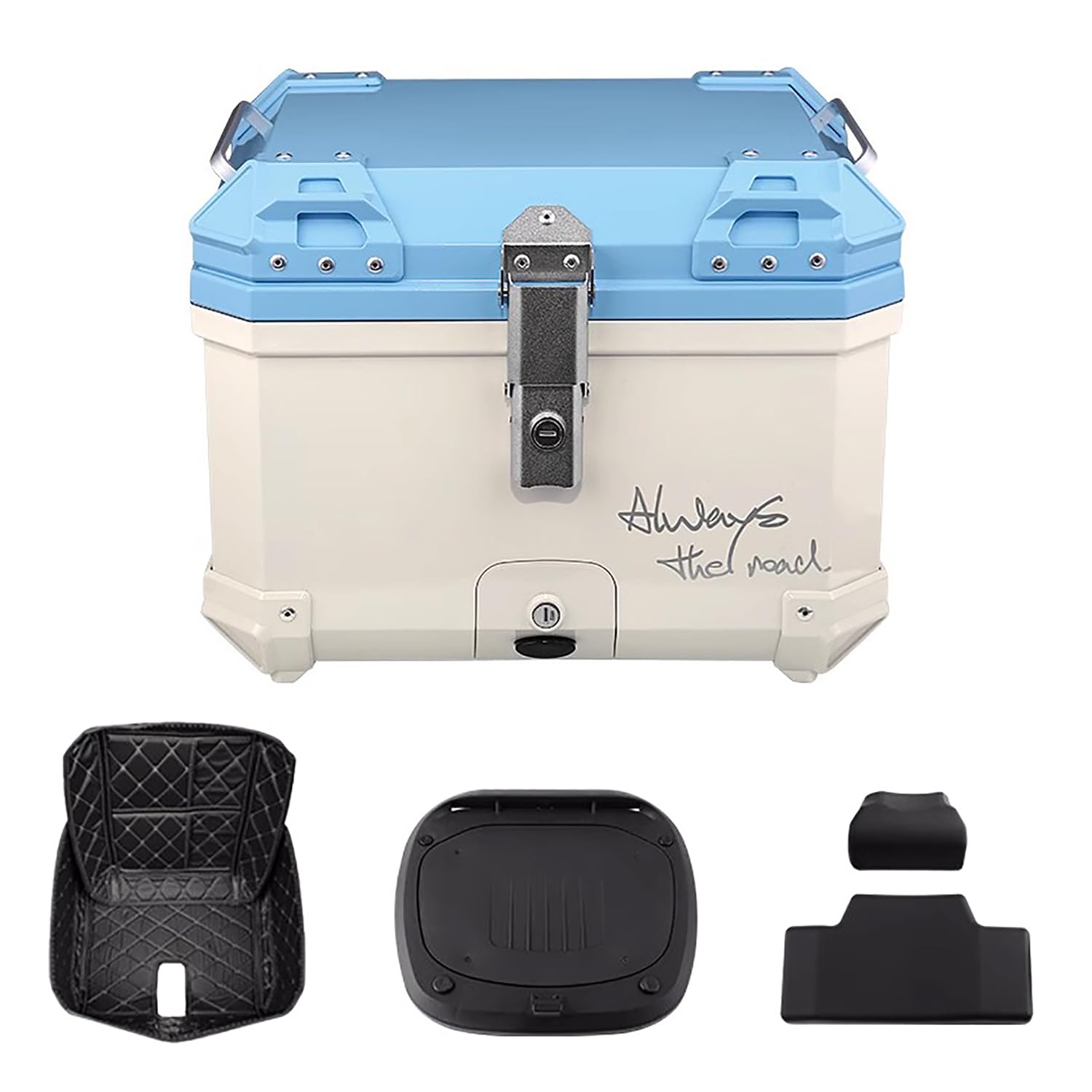 Amazon | トップケース バイク リアボックス 57L大容量 取り付けベース