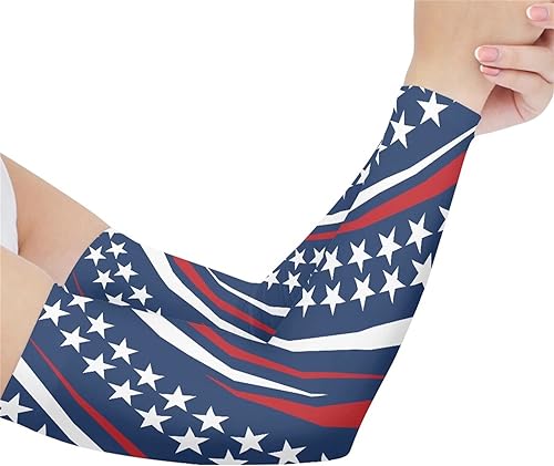 Miniatura 2 de FOR U DESIGNS Paquete de 2 mangas de brazo con protección UV para conducir, ciclismo, golf, baloncesto, calentador talla M, L, XL