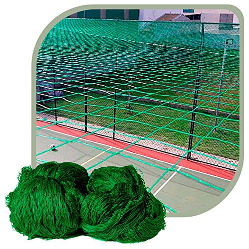 Rede de Proteção Esportiva 20x45m Fio 2 Malha 12cm Verde