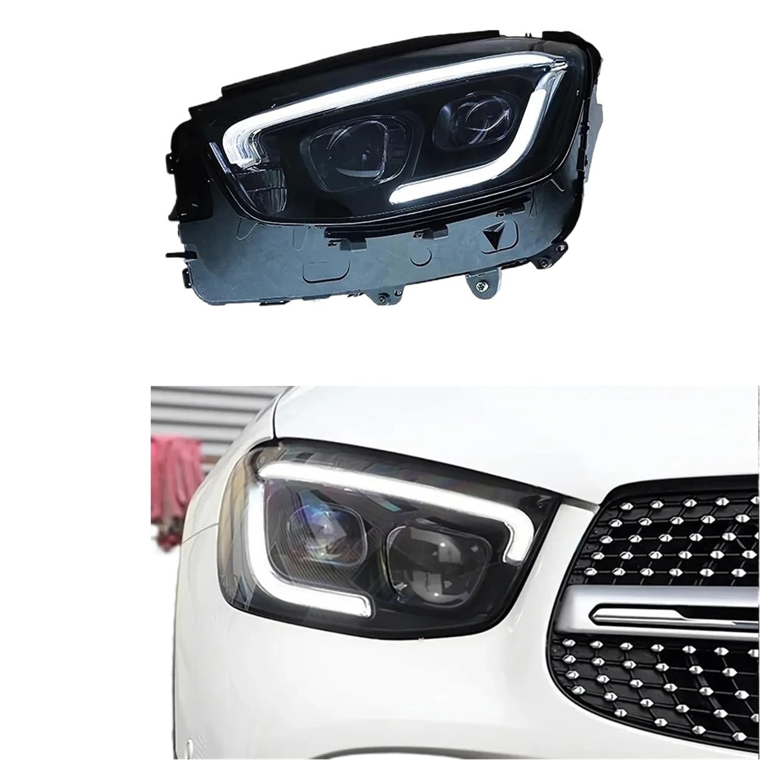 メルセデス・ベンツ GLC DBA-253946 LED 右ヘッドライト ベンツ GLC DBA-253946C 右 ヘッド ランプ ライト A2539066001