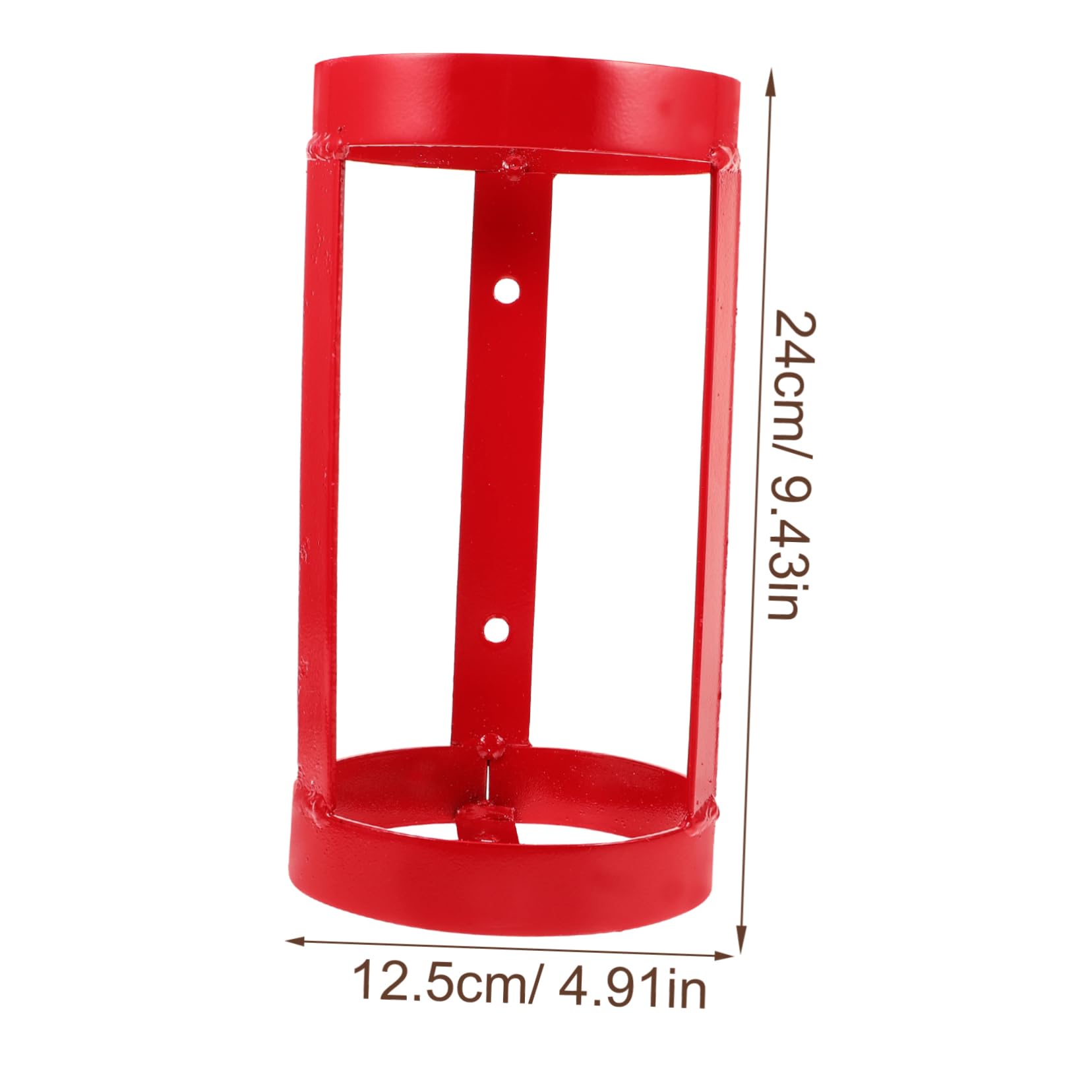 FOYTOKI Extinguisher Storage Stand Extinguisher Bracket Fire Extinguisher Organizer Red Fire Extinguisher Stand Iron
