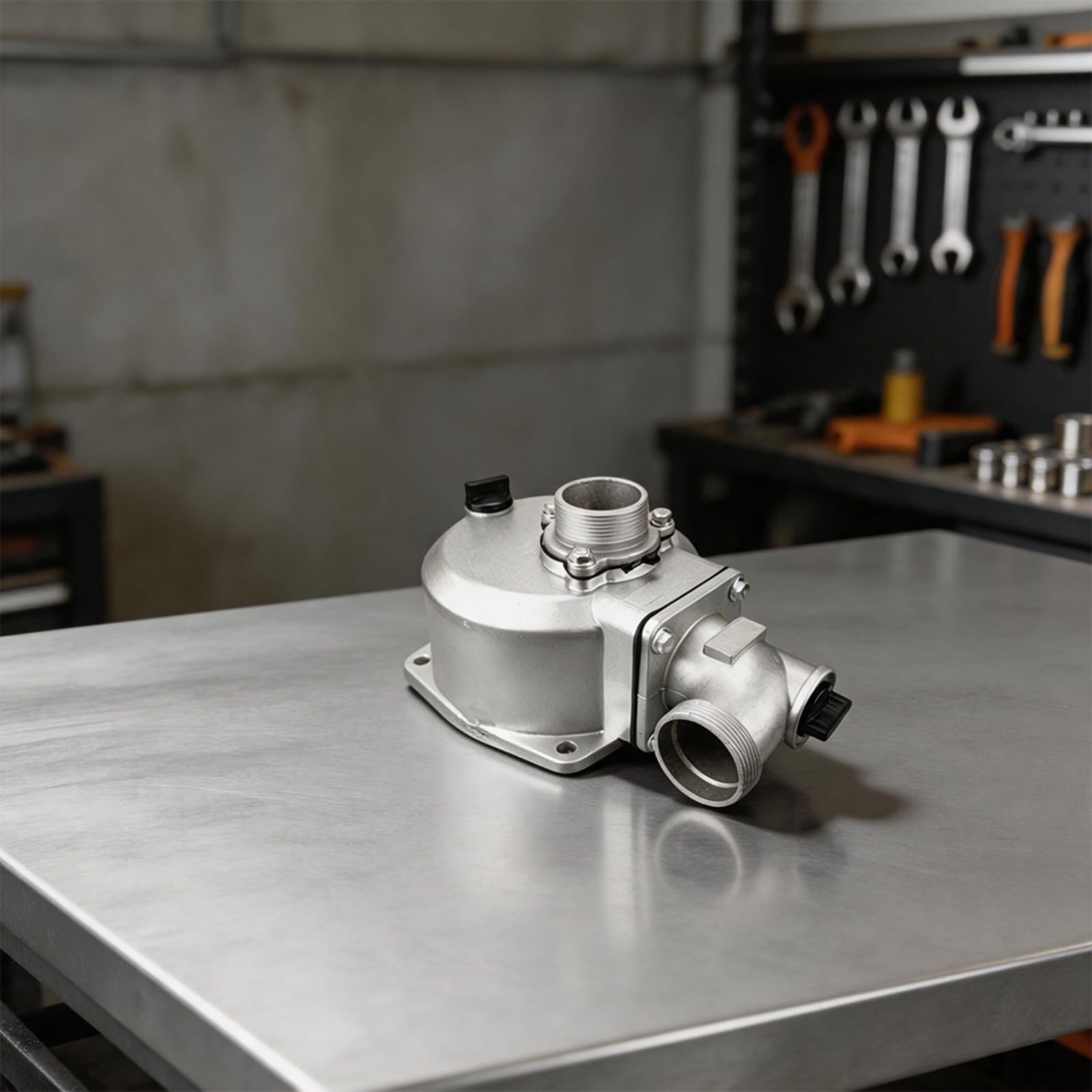 Pompa in alluminio per 168F 170F 2 pollici autoadescante acqua, modello WP20 sostituzione Shell testa senza girante per unità alimentate a gas