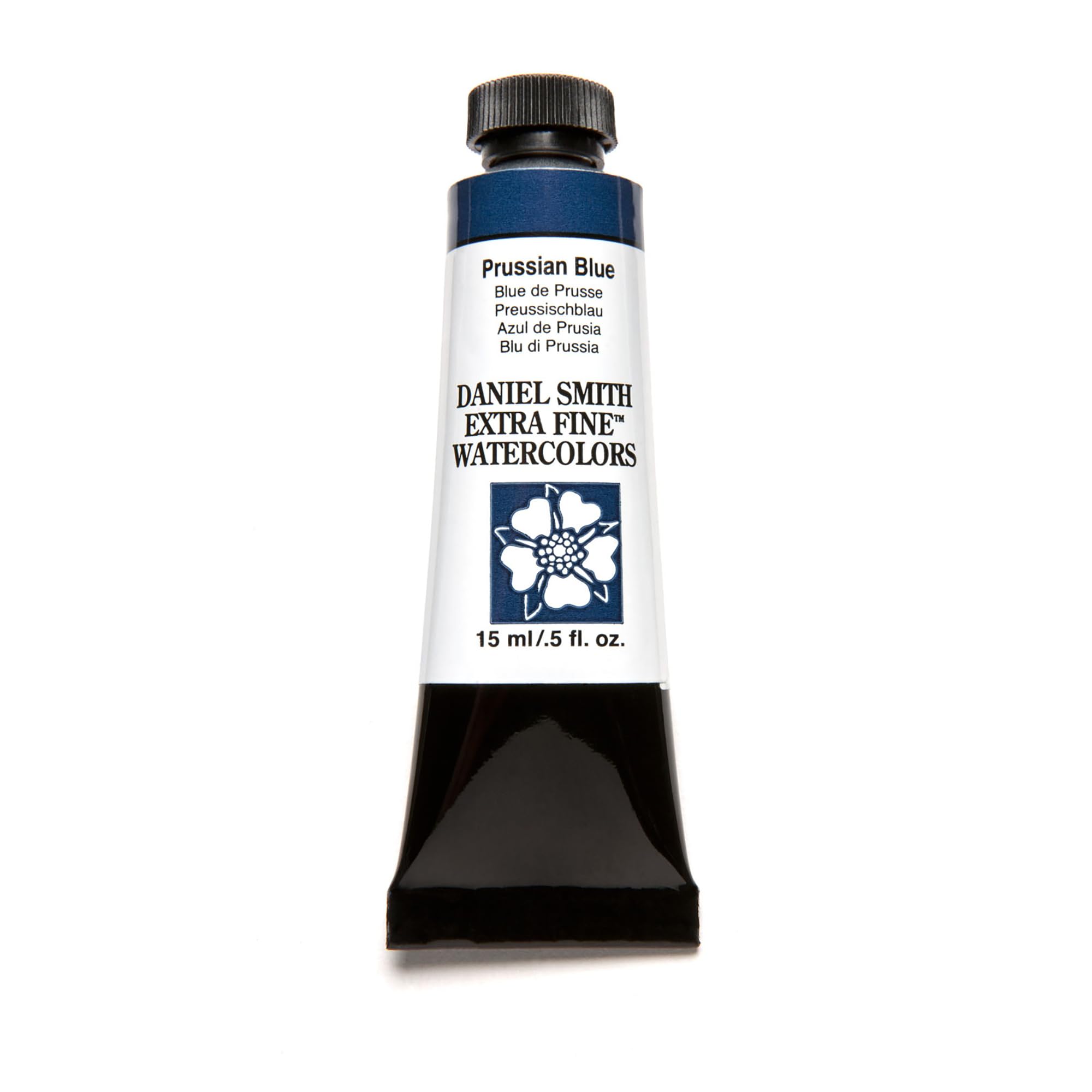 Daniel Smith Extra Fine Watercolor 15ml Paint Tube, Prussian Blue, 0.5 Fl Oz (Pack of 1)