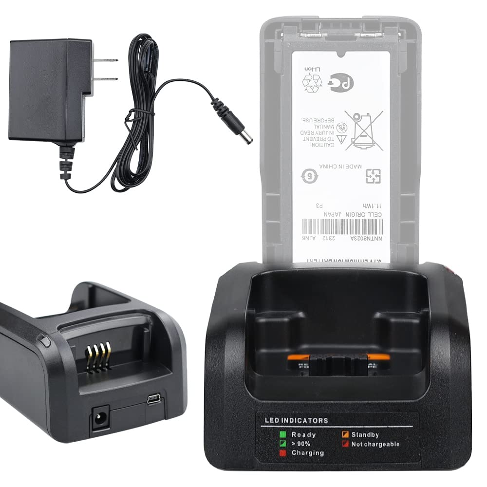 NNTN8234A Smart Charger for MTP3150 MTP3250 MTP6750 Walkie Talkies NNTN8023A Battery Desktop Charger