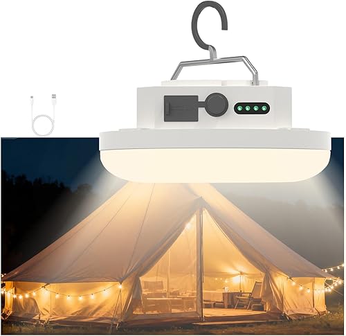 Linterna LED recargable prémium de 4000 lúmenes, atenuación continua, carga bidireccional USB-C, base magnética e impermeable IPX5, perfecta para