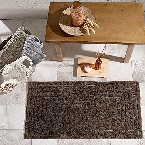 <p>Tapete antiderrapante algodão 50x100cm marfim</p>