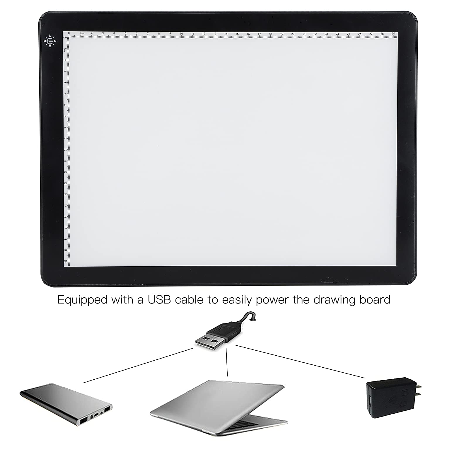 Malowanie Brightpad Copy Graffiti Panel LED 3 Elektroniczna tablica kreślarska z regulacją światła do domu i szkoły