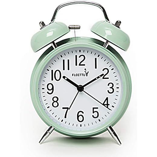 FLOITTUY Twin Bell Alarm Clock