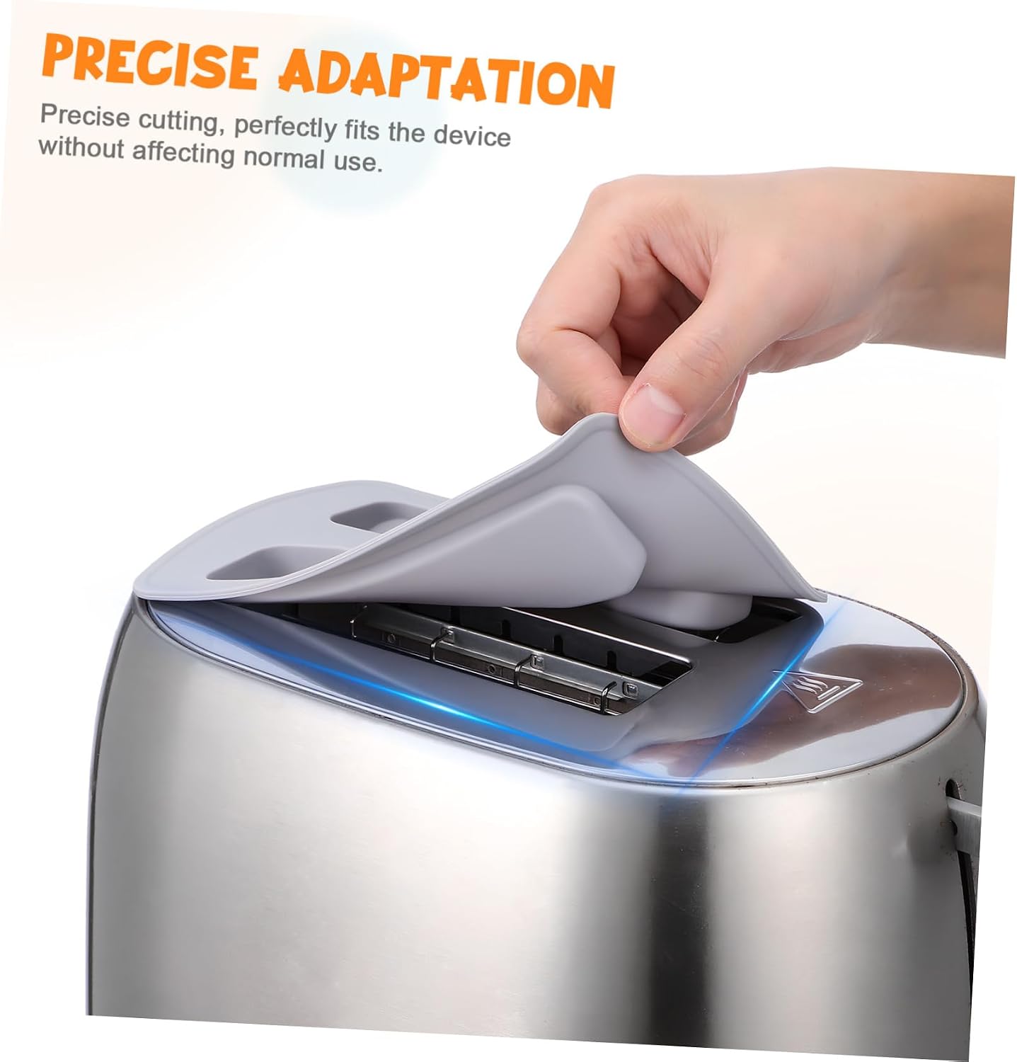 2pcs Silicone Toaster Covers, Protective Dust Lid for Bread Maker