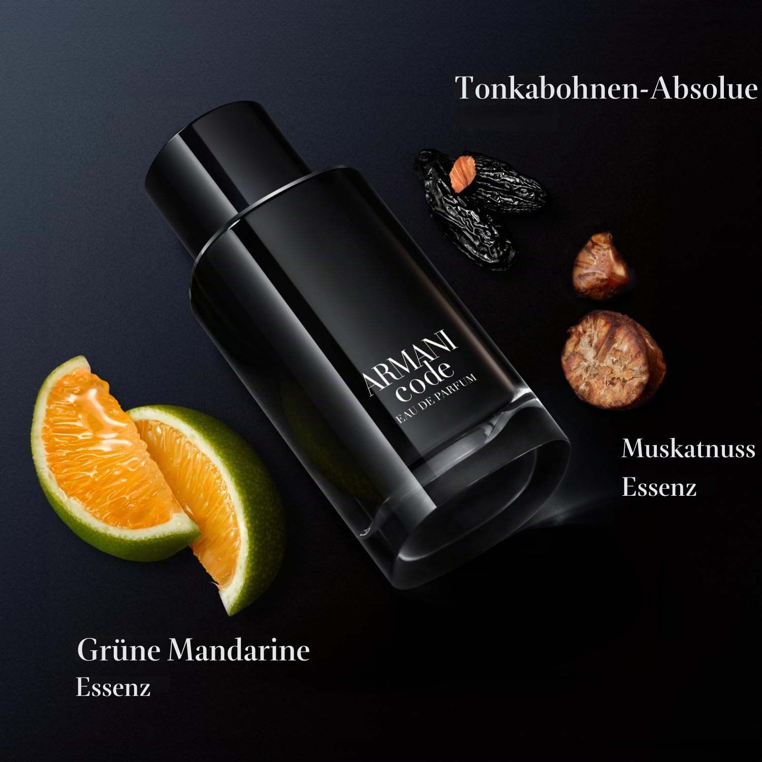 Armani Beauty - Code - Eau de Parfum - Cologne for Men - Fougère Ambery Spicy Herrenduft - Grüne Mandarine, Muskatnuss, Tonkabohne