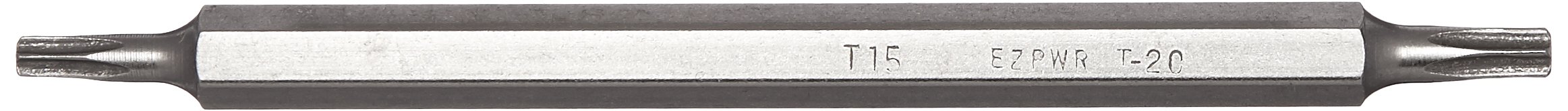 Eazypower 80117 T15/T20 Tee 4" Long Bit CD (2 Pack)