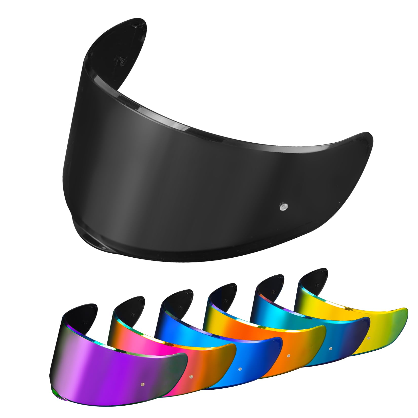 PSLER Sedici Strada 2 Visor - Sedici Strada 2 and Strada 3 Face Shield Motorcycle Helmet visor Accessories Replacement for LS2 FT2 VECTOR Sedici Strada 2 Strada 3 FF801 FF397?Dark Black