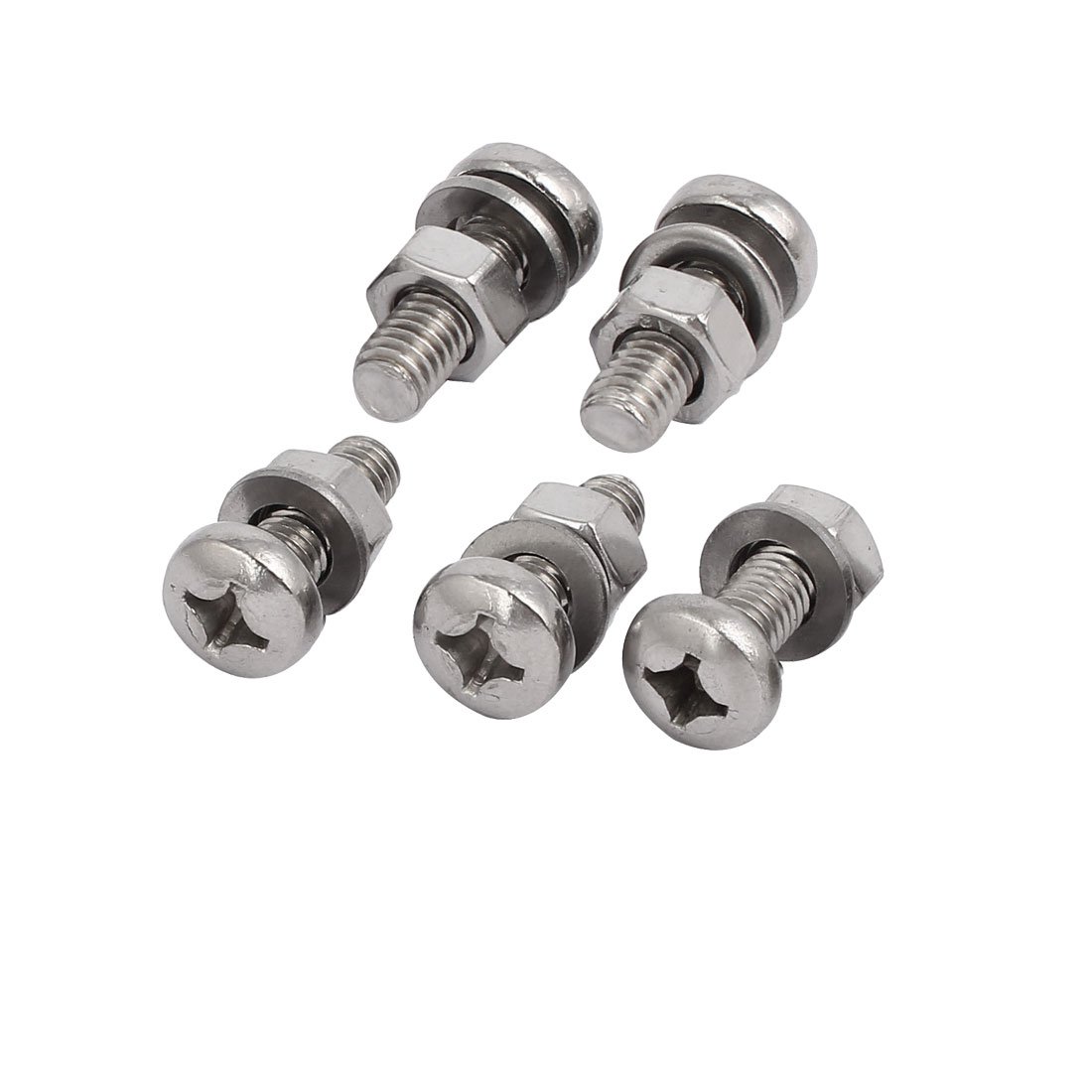 sourcingmap 75mm Dia EPDM Rubber Lined P Clips Cable Hose Pipe Clamps Holder 5pcs, Black,silver - Image 2