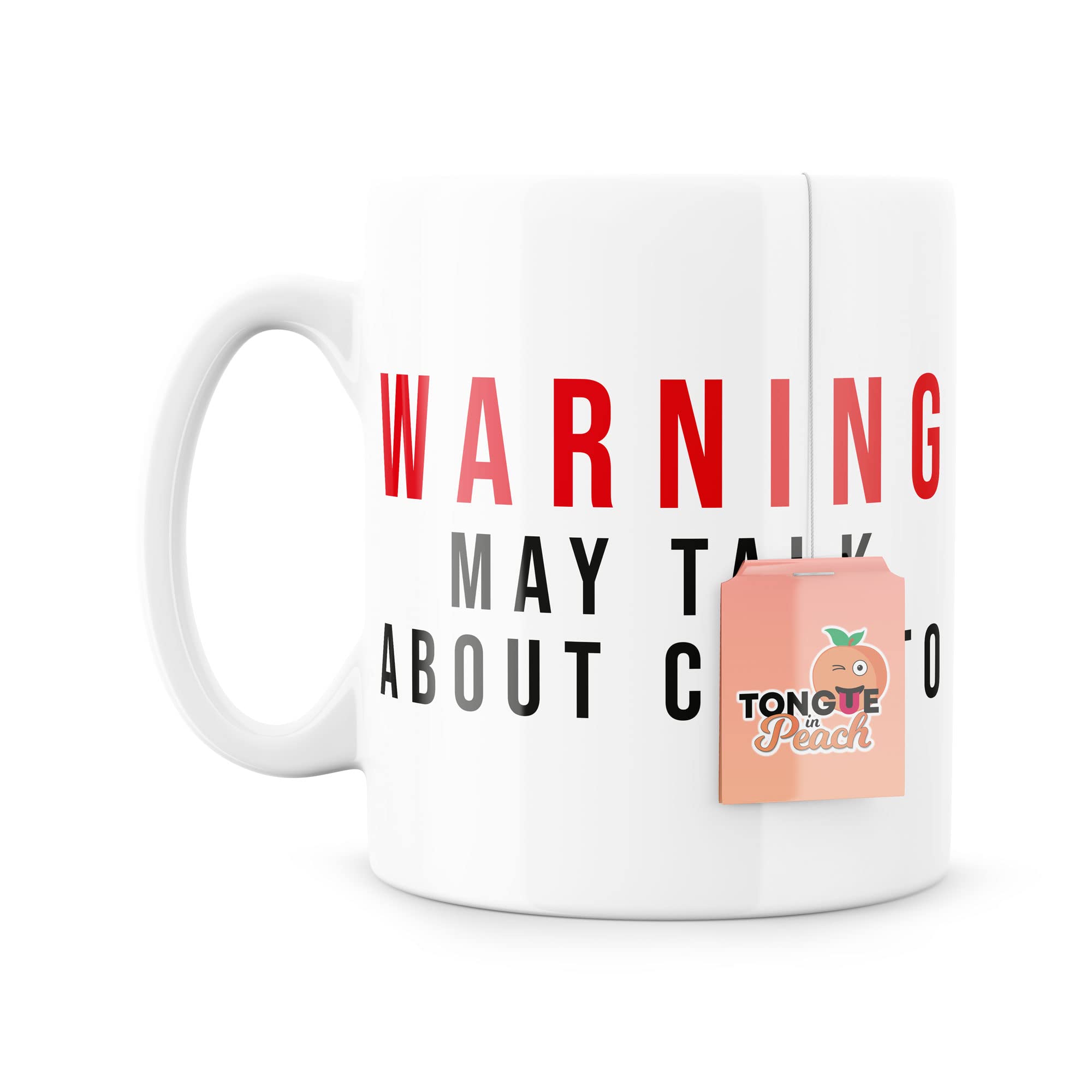 Amazon.com: Funny Mugs | Warning May Talk About Crypto Mug | for Him  Colleague Banter Cryptocurrency Joke Novelty Mug Office Secret Santa |  MBH1954 : לבית ולמטבח