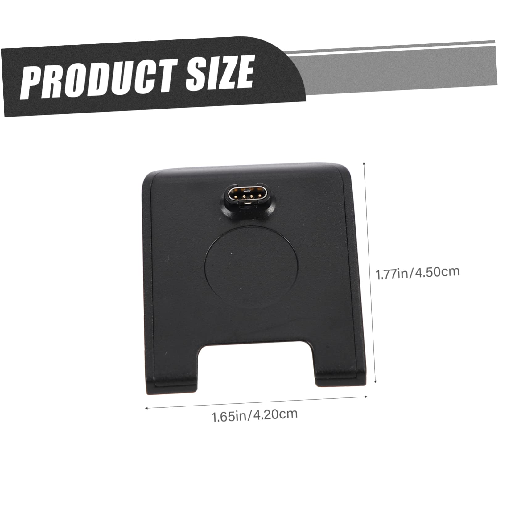 Hemobllo 4pcs fenix55s245 Solar Watch Charger venu smartwatch Charger Watch Charging Cable Watch Charger Stand smartwatch rechargers Charge 4 Charger Charging Station Intelligent abs Fly