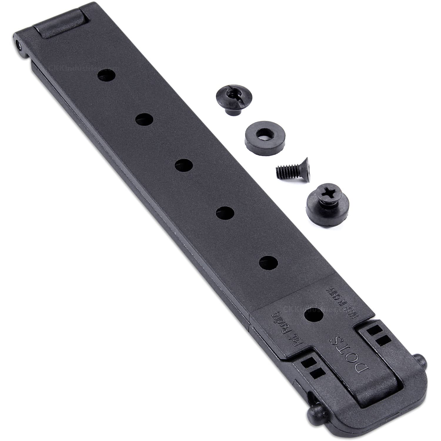 HolsterSmith [1 Pack] Molle Compatible Locking Belt Clip w/Mounting Hardware – 5.0 Inch – Universal Attachment for Knife Sheath, Gun Holster, Mag Pouch, Molle Vest