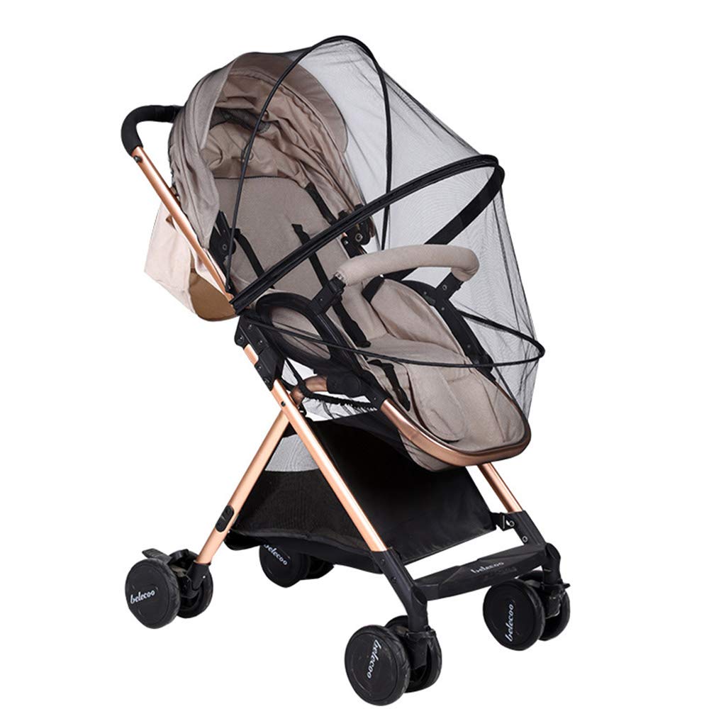 Baby-Kinderwagen-Netz für Kinderwagen, zusammenklappbar, Zubehör für Kinderwagen, Kinderwagennetz