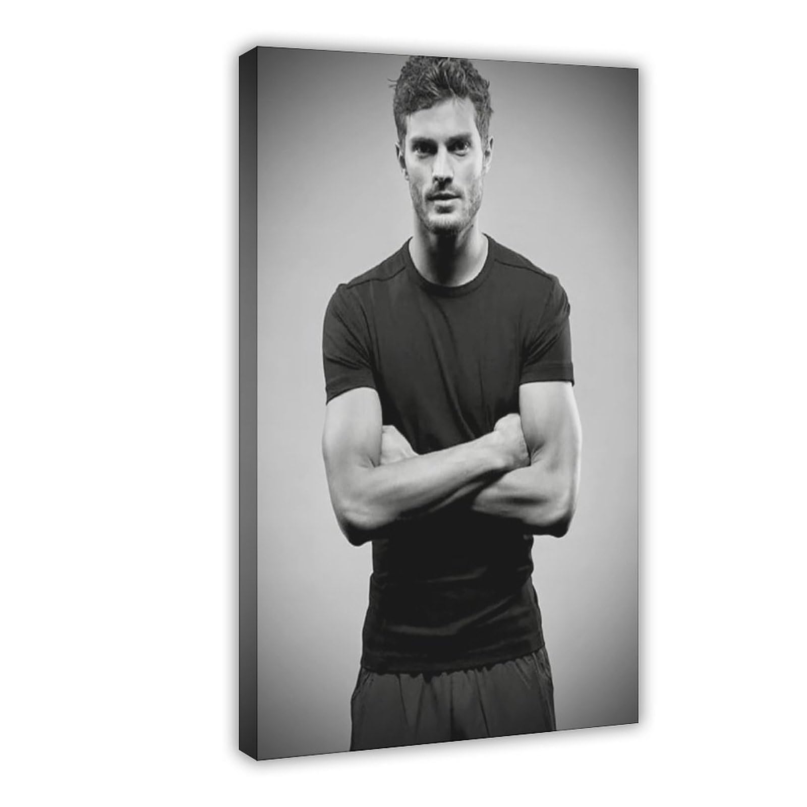 Phthdb Frame-Style Actor Jamie Dornan Poster Canvas Poster Office Decor Gift