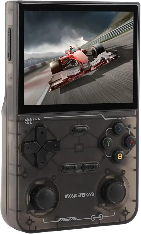 Generic Console de Jogo Portátil retrô Com Joystick Duplo de Tela Colorida HD para Entretenimento de Lazer, para Jogadores retrô Material: ABS (Preto)