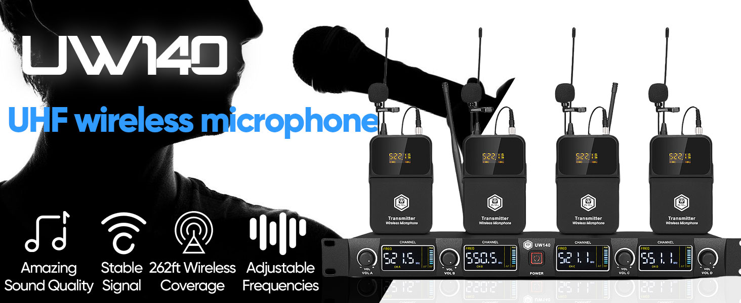 Amazon.com: W IN-MIX Professional UHF Wireless Microphone System